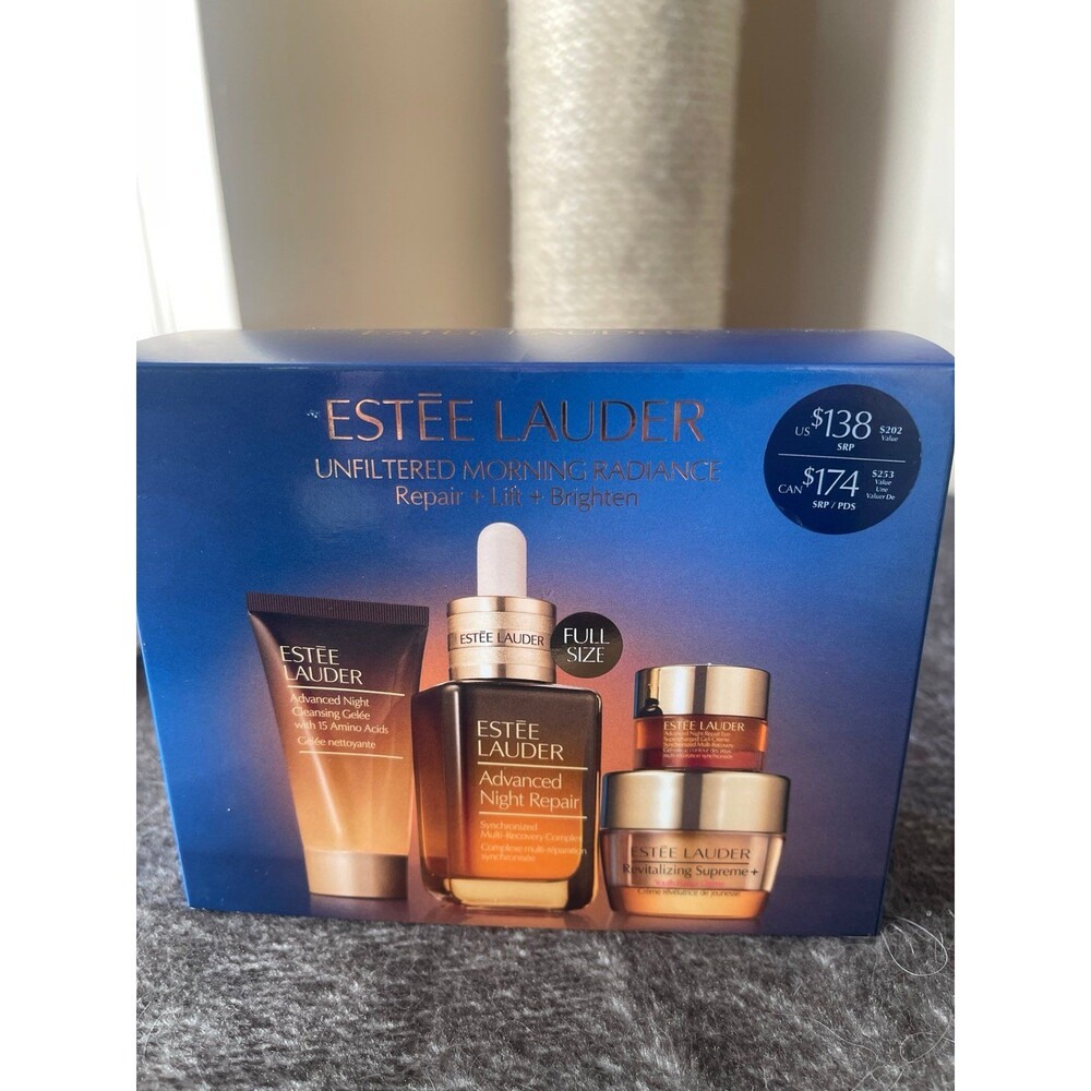 Estee Lauder Unfiltered Morning Radiance Repair Lift + Brighten Set